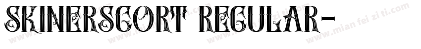 SkinerScort Regular字体转换